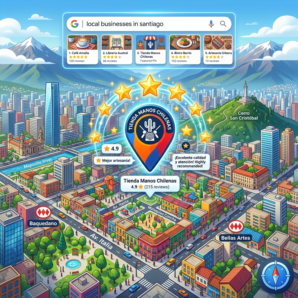 SEO local: Cómo aparecer en Google Maps Chile